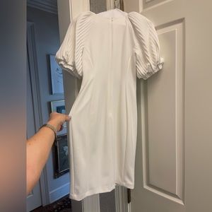 Calvin Klein Puff Sleeve Midi Dress